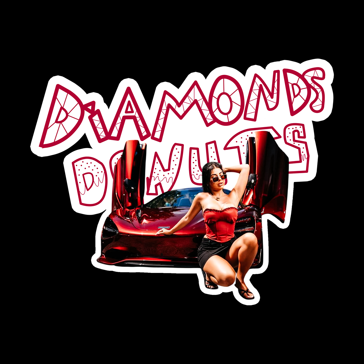 Diamonds and Donuts mystery sticker pack