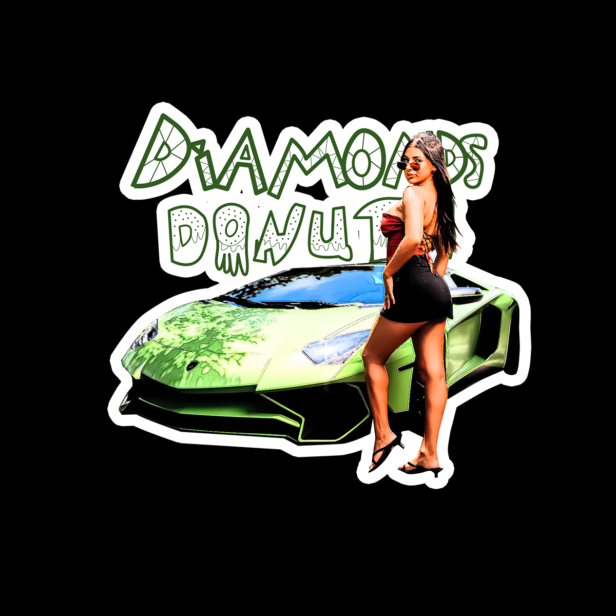 Diamonds and Donuts mystery sticker pack