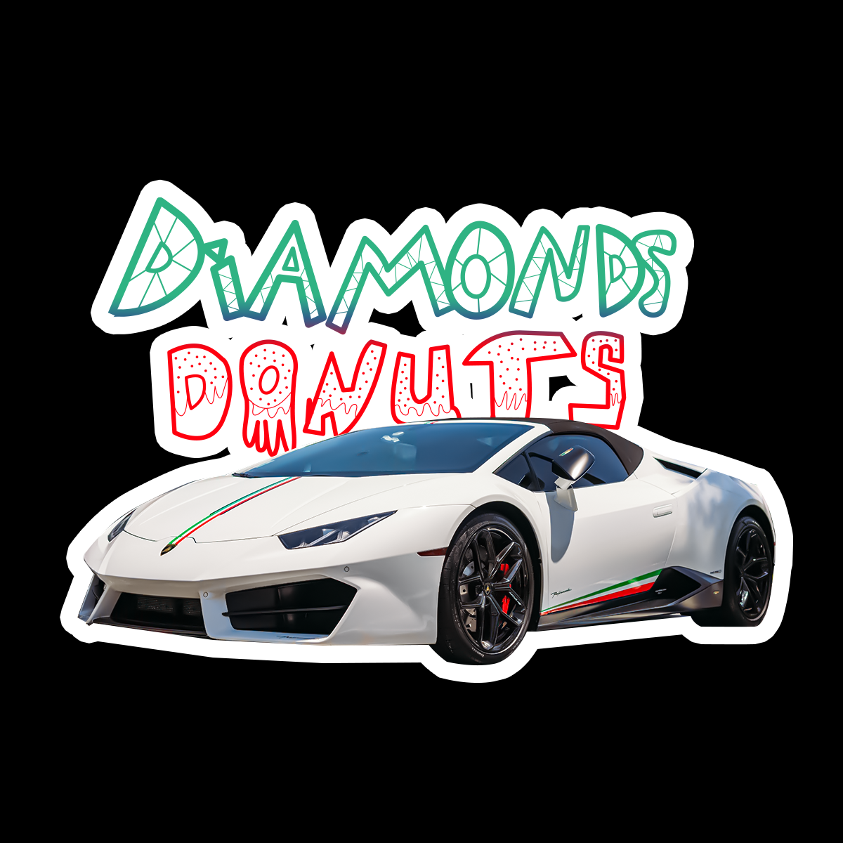 Diamonds and Donuts mystery sticker pack