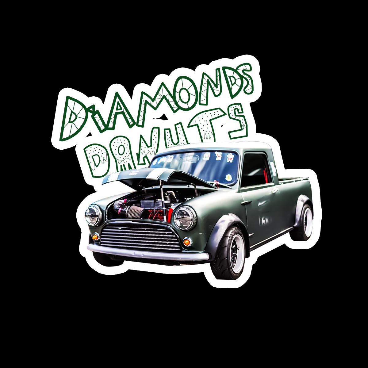 Diamonds and Donuts mystery sticker pack