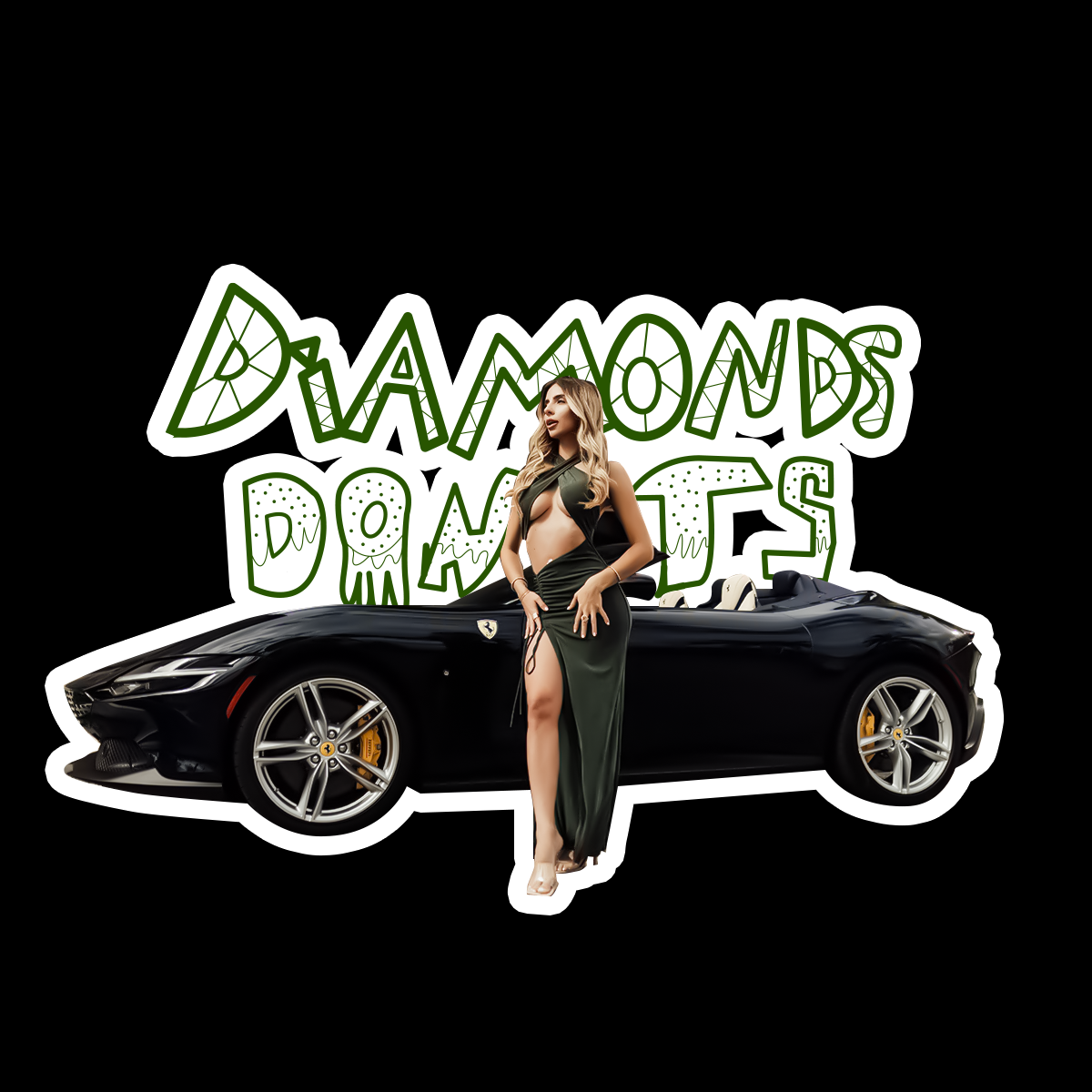 Diamonds and Donuts mystery sticker pack