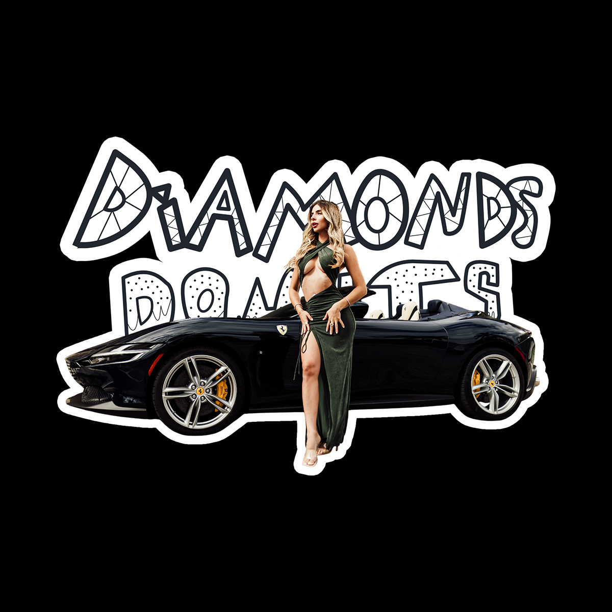 Diamonds and Donuts mystery sticker pack